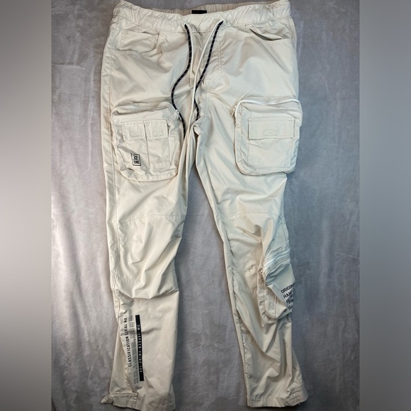 Smoke Rise Men’s XL Printed Utility Nylon Joggers - Picture 4 of 13